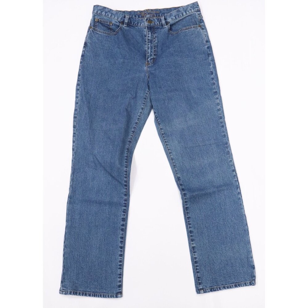 Lauren Ralph Lauren Women’s Jeans Size 12 Blue Denim Straight Leg Y2K
